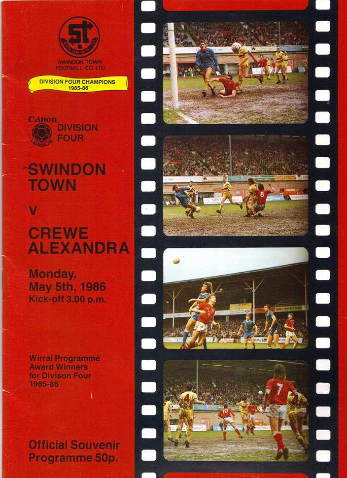 <b>Monday, May 5, 1986</b><br />vs. Crewe Alexandra (Home)